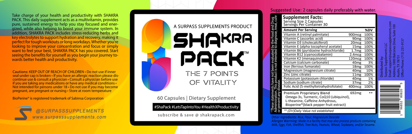 SHAKRA PACK